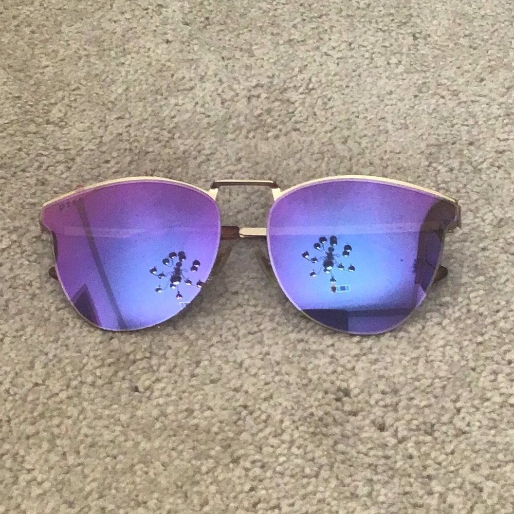 Diff Eyewear Purple and Blue Gradient Sunglasses - Picture 3 of 9